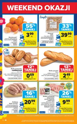 Carrefour - gazetka promocyjna Gazetka Weekend okazji  już od czwartku od czwartku 26.03 do niedzieli 29.03 - strona 6