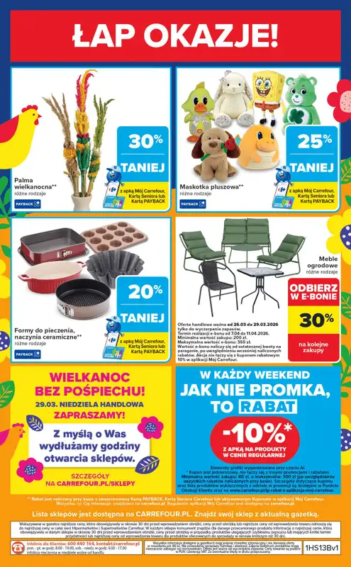 Carrefour - gazetka promocyjna Gazetka Weekend okazji  już od czwartku od czwartku 26.03 do niedzieli 29.03 - strona 12