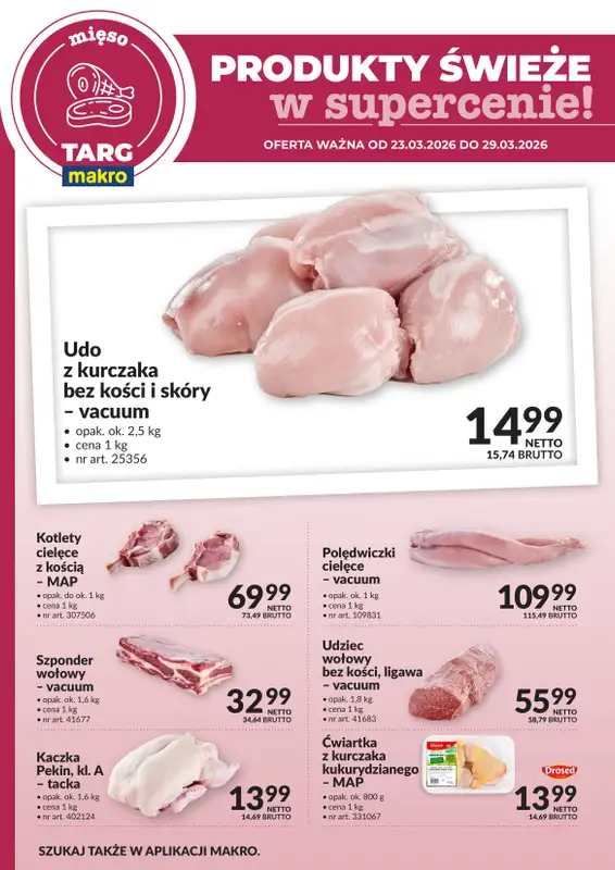 Makro - gazetka promocyjna Targ MAKRO - oferta świeża w super cenach! od wtorku 24.03 do niedzieli 29.03 - strona 2