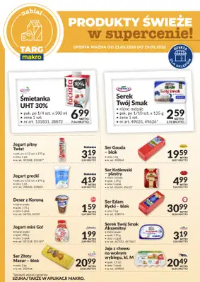 Makro - gazetka promocyjna Targ MAKRO - oferta świeża w super cenach! od wtorku 24.03 do niedzieli 29.03