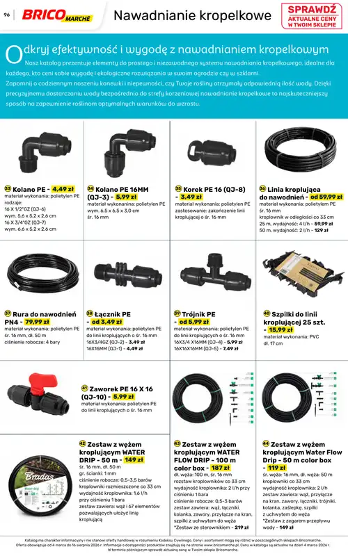 Bricomarche - gazetka promocyjna Katalog ogród  do niedzieli 16.08 - strona 96