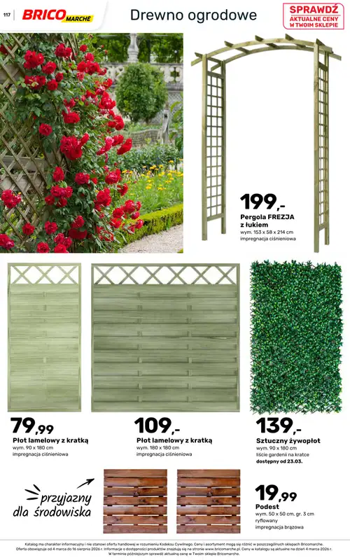 Bricomarche - gazetka promocyjna Katalog ogród  do niedzieli 16.08 - strona 117