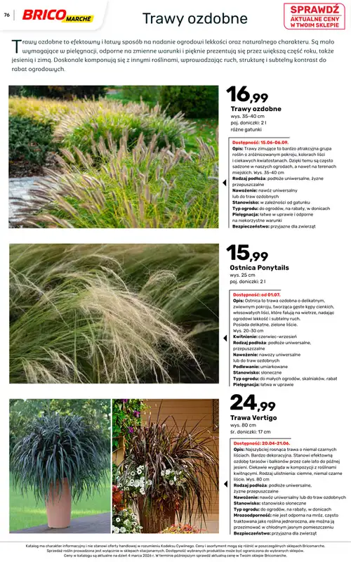 Bricomarche - gazetka promocyjna Katalog ogród  do niedzieli 16.08 - strona 76