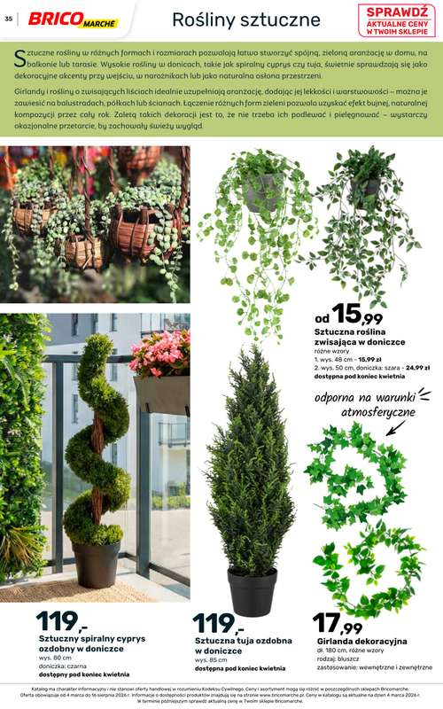 Bricomarche - gazetka promocyjna Katalog ogród  do niedzieli 16.08 - strona 35