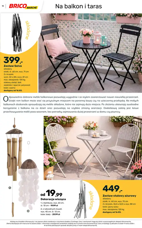 Bricomarche - gazetka promocyjna Katalog ogród  do niedzieli 16.08 - strona 11