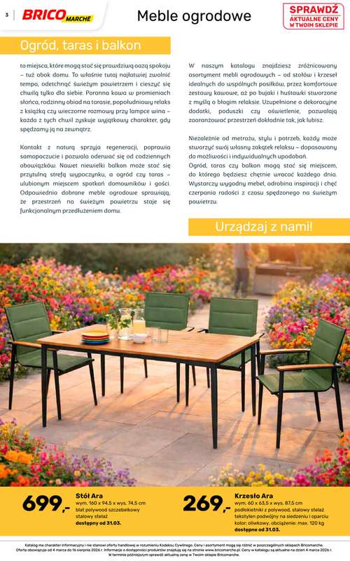 Bricomarche - gazetka promocyjna Katalog ogród  do niedzieli 16.08 - strona 3