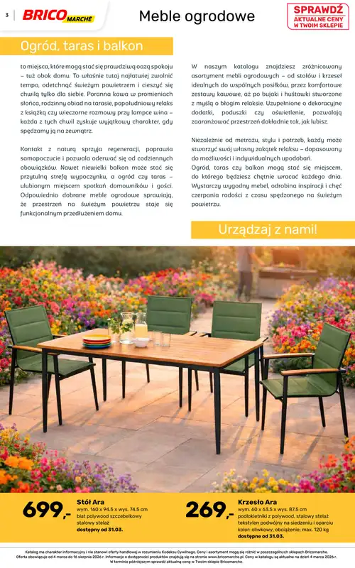 Bricomarche - gazetka promocyjna Katalog ogród  do niedzieli 16.08 - strona 3