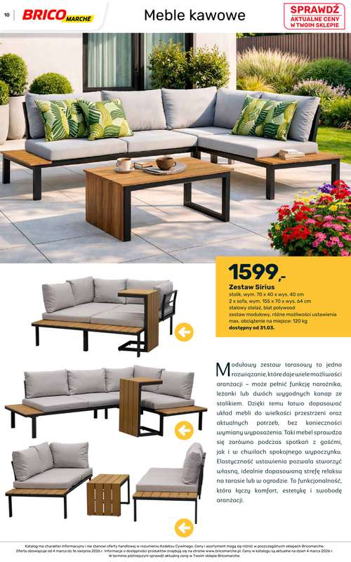 Bricomarche - gazetka promocyjna Katalog ogród  do niedzieli 16.08 - strona 10