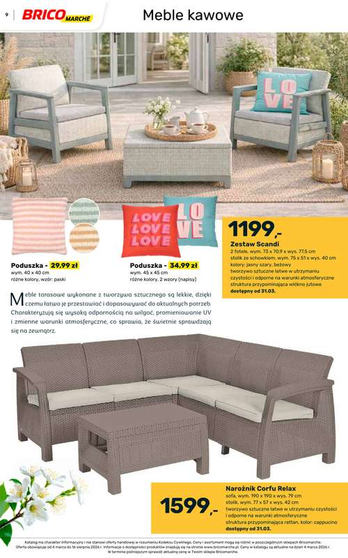 Bricomarche - gazetka promocyjna Katalog ogród  do niedzieli 16.08 - strona 9