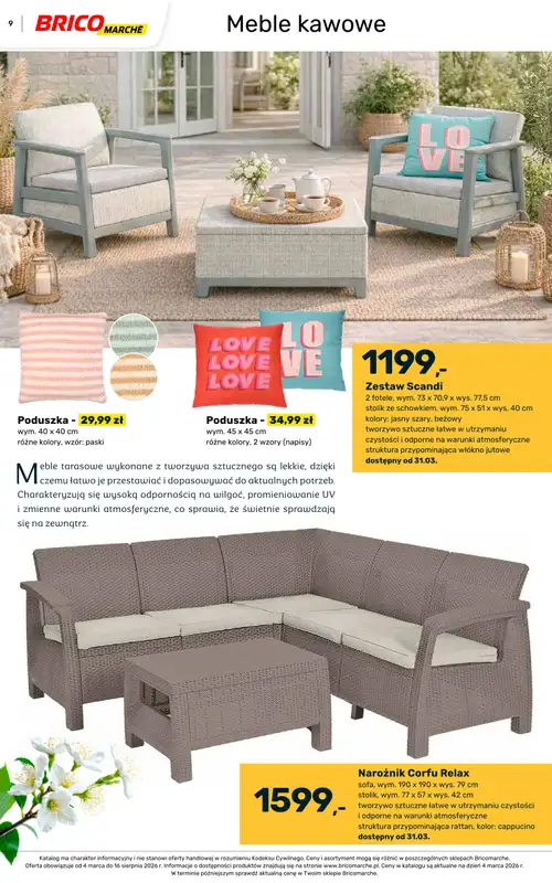 Bricomarche - gazetka promocyjna Katalog ogród  do niedzieli 16.08 - strona 9