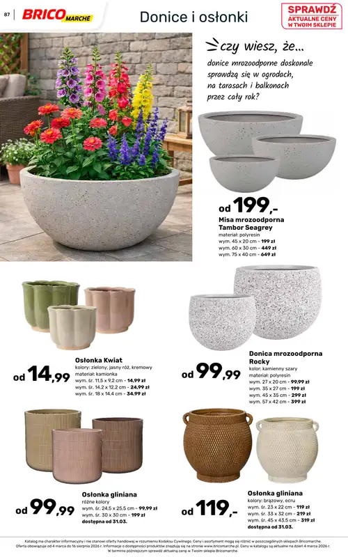 Bricomarche - gazetka promocyjna Katalog ogród  do niedzieli 16.08 - strona 87