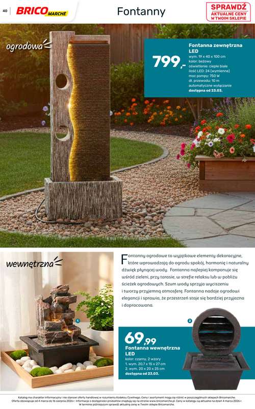 Bricomarche - gazetka promocyjna Katalog ogród  do niedzieli 16.08 - strona 40