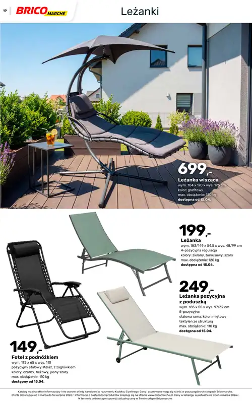 Bricomarche - gazetka promocyjna Katalog ogród  do niedzieli 16.08 - strona 19