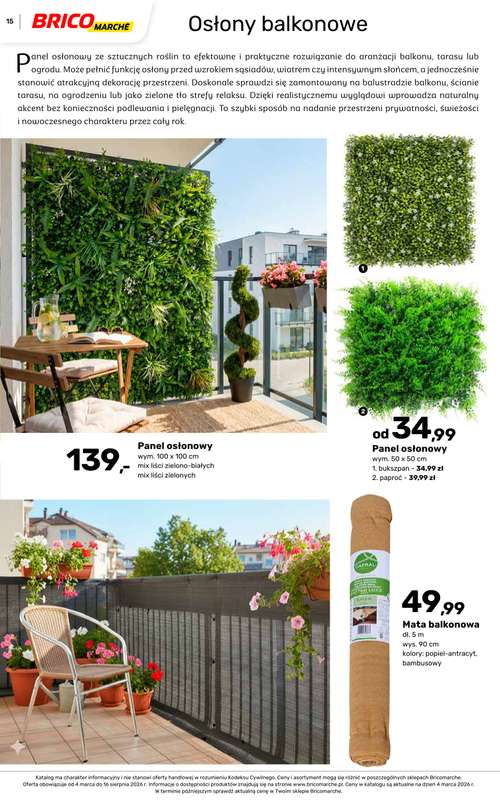 Bricomarche - gazetka promocyjna Katalog ogród  do niedzieli 16.08 - strona 15