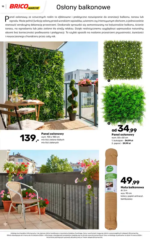 Bricomarche - gazetka promocyjna Katalog ogród  do niedzieli 16.08 - strona 15