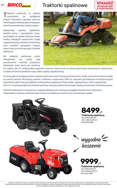 Bricomarche - gazetka promocyjna Katalog ogród  do niedzieli 16.08 - strona 107