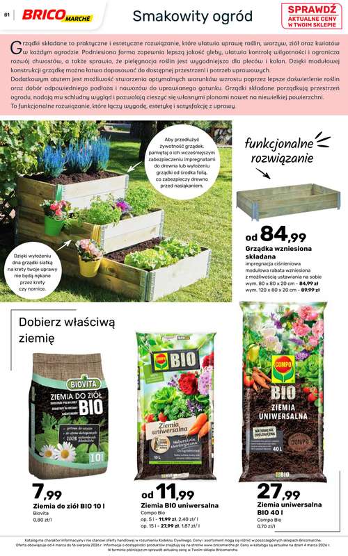Bricomarche - gazetka promocyjna Katalog ogród  do niedzieli 16.08 - strona 81