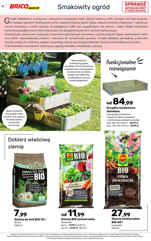 Bricomarche - gazetka promocyjna Katalog ogród  do niedzieli 16.08 - strona 81
