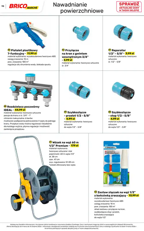 Bricomarche - gazetka promocyjna Katalog ogród  do niedzieli 16.08 - strona 98