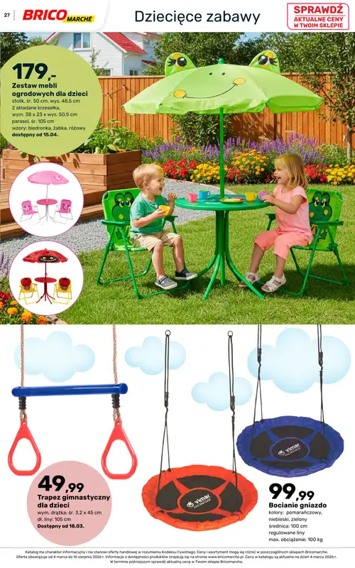 Bricomarche - gazetka promocyjna Katalog ogród  do niedzieli 16.08 - strona 27