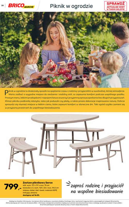 Bricomarche - gazetka promocyjna Katalog ogród  do niedzieli 16.08 - strona 20