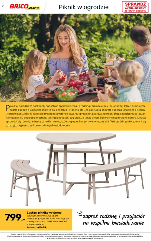 Bricomarche - gazetka promocyjna Katalog ogród  do niedzieli 16.08 - strona 20