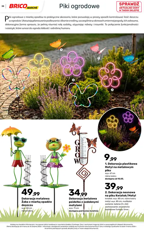 Bricomarche - gazetka promocyjna Katalog ogród  do niedzieli 16.08 - strona 38