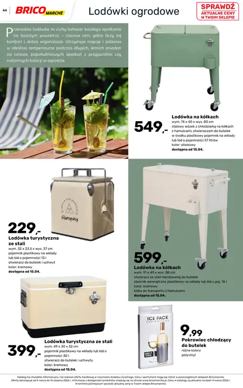 Bricomarche - gazetka promocyjna Katalog ogród  do niedzieli 16.08 - strona 44