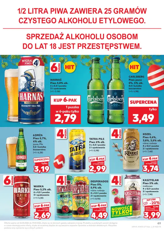 Kaufland - gazetka promocyjna Gazetka Tygodnia od czwartku 26.03 do wtorku 31.03 - strona 49