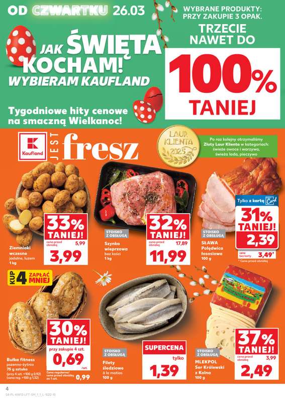 Kaufland - gazetka promocyjna Gazetka Tygodnia od czwartku 26.03 do wtorku 31.03 - strona 4