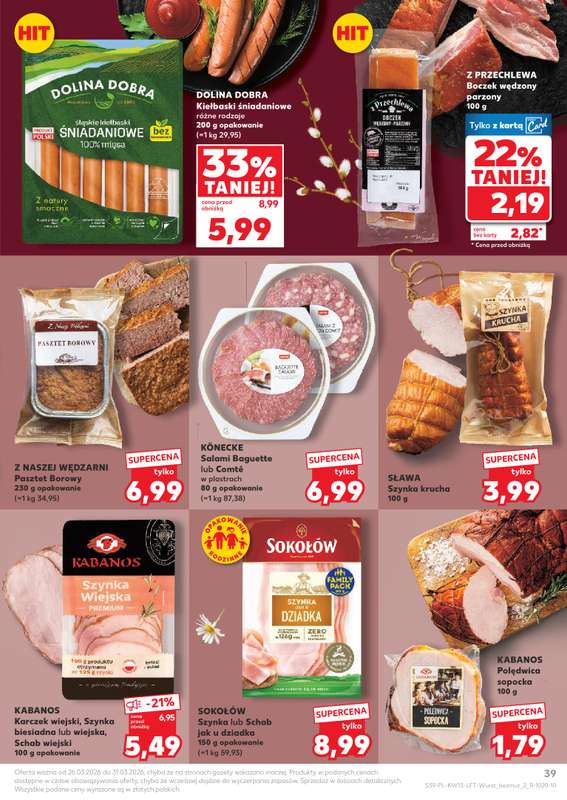 Kaufland - gazetka promocyjna Gazetka Tygodnia od czwartku 26.03 do wtorku 31.03 - strona 39