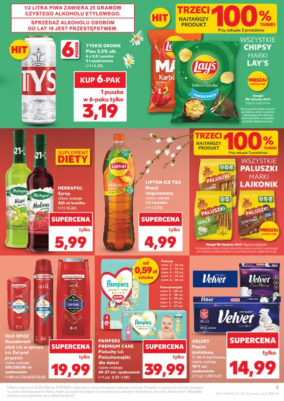 Kaufland - gazetka promocyjna Gazetka Tygodnia od czwartku 26.03 do wtorku 31.03 - strona 7