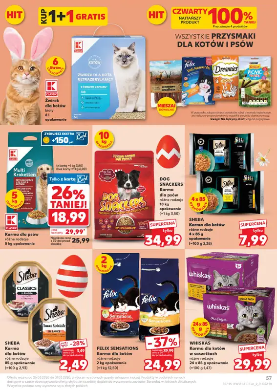 Kaufland - gazetka promocyjna Gazetka Tygodnia od czwartku 26.03 do wtorku 31.03 - strona 57