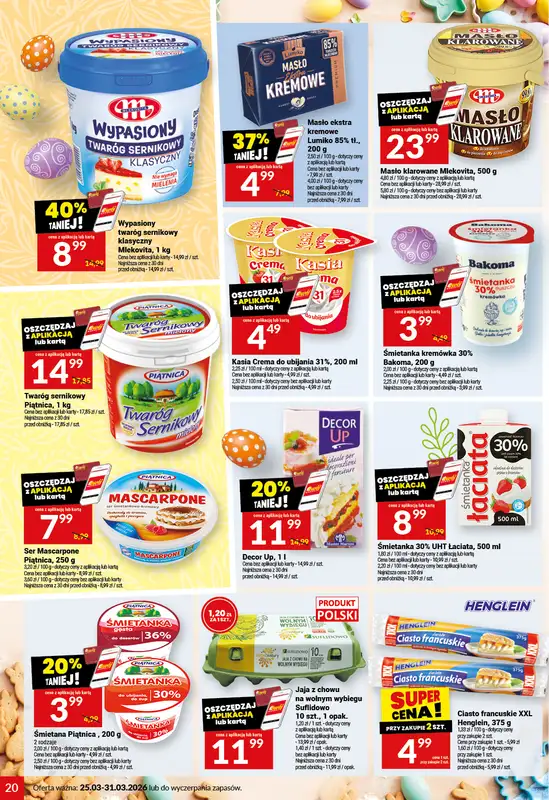 Twój Market - gazetka promocyjna Gazetka od czwartku 26.03 do wtorku 31.03 - strona 20