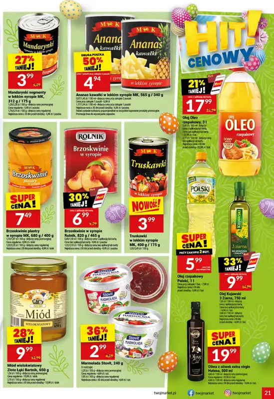 Twój Market - gazetka promocyjna Gazetka od czwartku 26.03 do wtorku 31.03 - strona 21