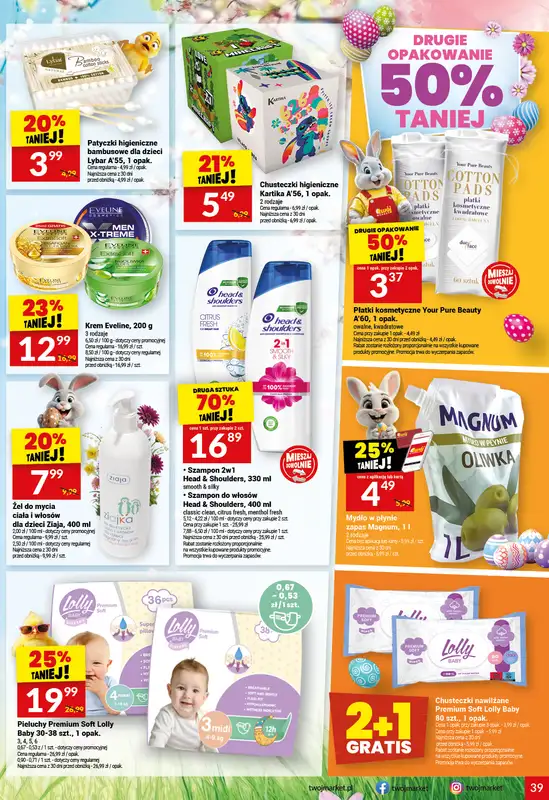 Twój Market - gazetka promocyjna Gazetka od czwartku 26.03 do wtorku 31.03 - strona 39