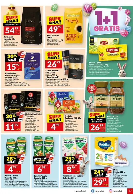 Twój Market - gazetka promocyjna Gazetka od czwartku 26.03 do wtorku 31.03 - strona 17