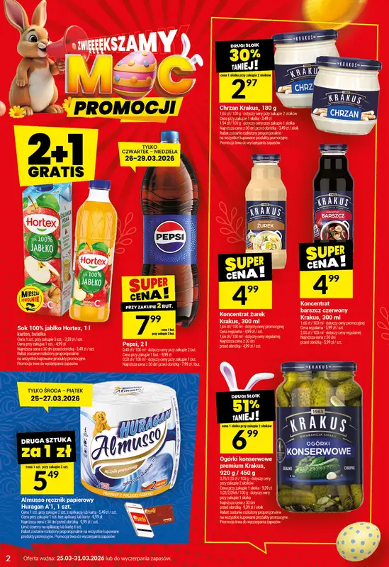 Twój Market - gazetka promocyjna Gazetka od czwartku 26.03 do wtorku 31.03 - strona 2