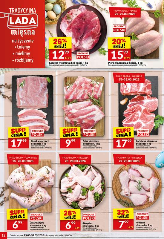 Twój Market - gazetka promocyjna Gazetka od czwartku 26.03 do wtorku 31.03 - strona 12