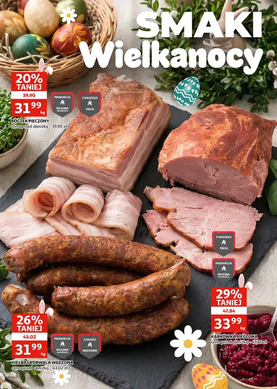 Auchan - gazetka promocyjna Gazetka Racibórz I Wszystko na wielkanocny stół od środy 25.03 do soboty 04.04 - strona 2