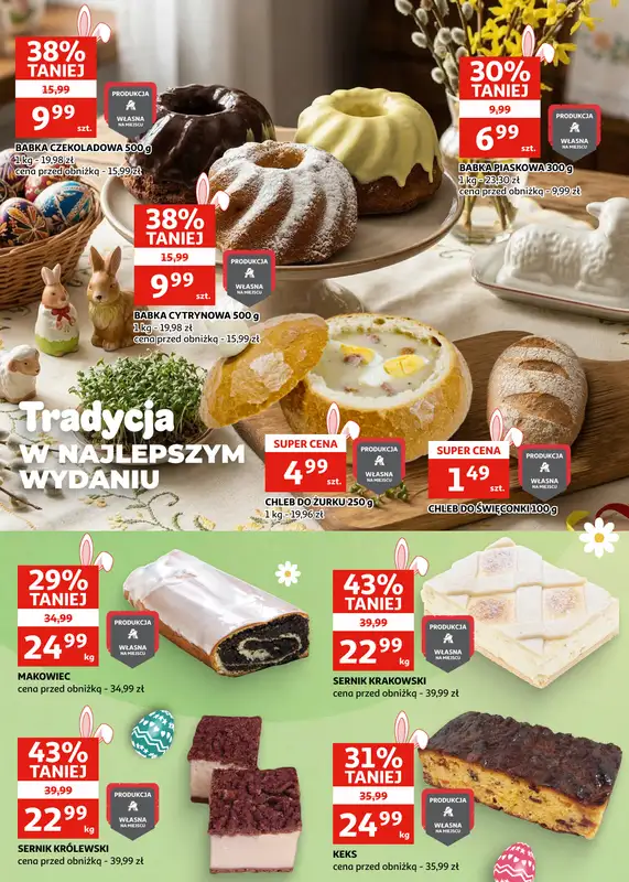 Auchan - gazetka promocyjna Gazetka Racibórz I Wszystko na wielkanocny stół od środy 25.03 do soboty 04.04 - strona 6