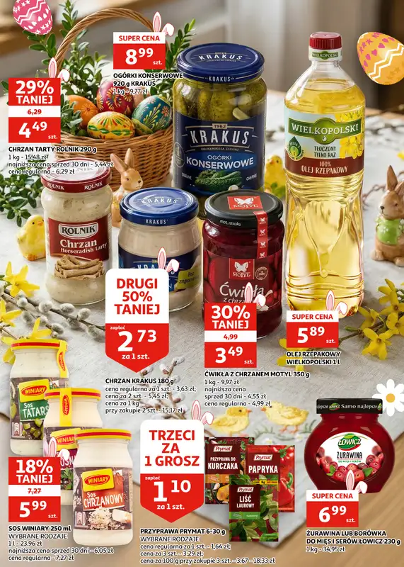 Auchan - gazetka promocyjna Gazetka Zielona Góra I Wszystko na wielkanocny stół od środy 25.03 do soboty 04.04 - strona 9