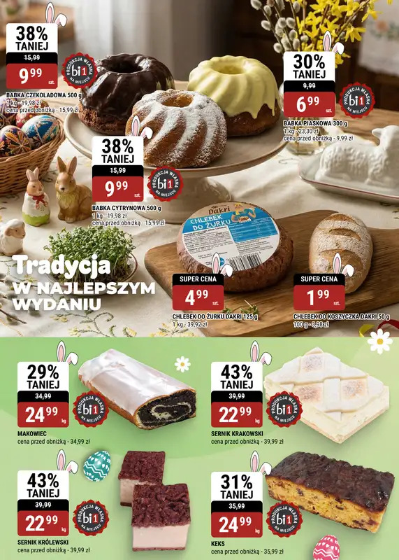 bi1 - gazetka promocyjna Gazetka Białystok I Wszystko na wielkanocny stół od środy 25.03 do soboty 04.04 - strona 6