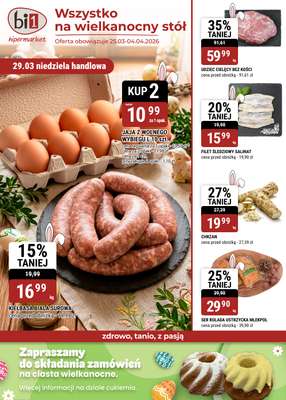 bi1 - gazetka promocyjna Gazetka Czeladź I Wszystko na wielkanocny stół od środy 25.03 do soboty 04.04
