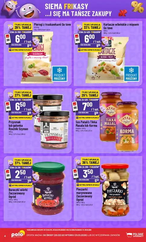 POLOmarket - gazetka promocyjna Frikasowy Katalog od środy 25.03 do wtorku 31.03 - strona 4