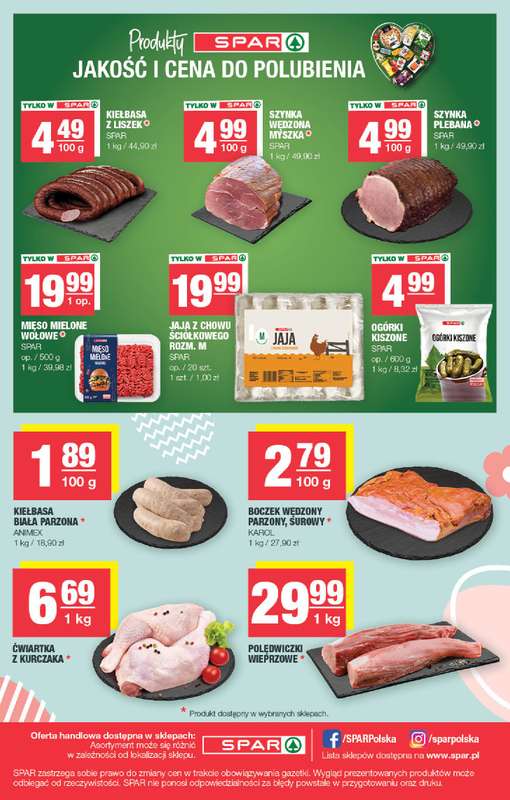 SPAR - gazetka promocyjna Gazetka od poniedziałku 30.03 do soboty 04.04 - strona 4