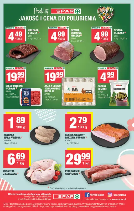SPAR - gazetka promocyjna Gazetka od poniedziałku 30.03 do soboty 04.04 - strona 4