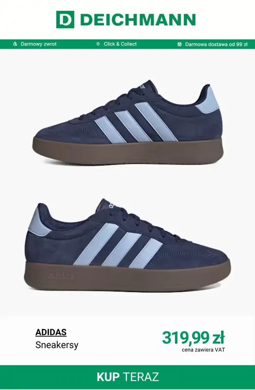 Deichmann - gazetka promocyjna Nowe sneakersy męskie od wtorku 24.03  - strona 4