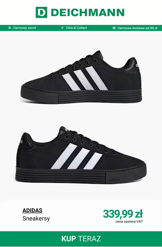 Deichmann - gazetka promocyjna Nowe sneakersy męskie od wtorku 24.03  - strona 12