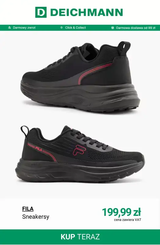 Deichmann - gazetka promocyjna Nowe sneakersy męskie od wtorku 24.03  - strona 10